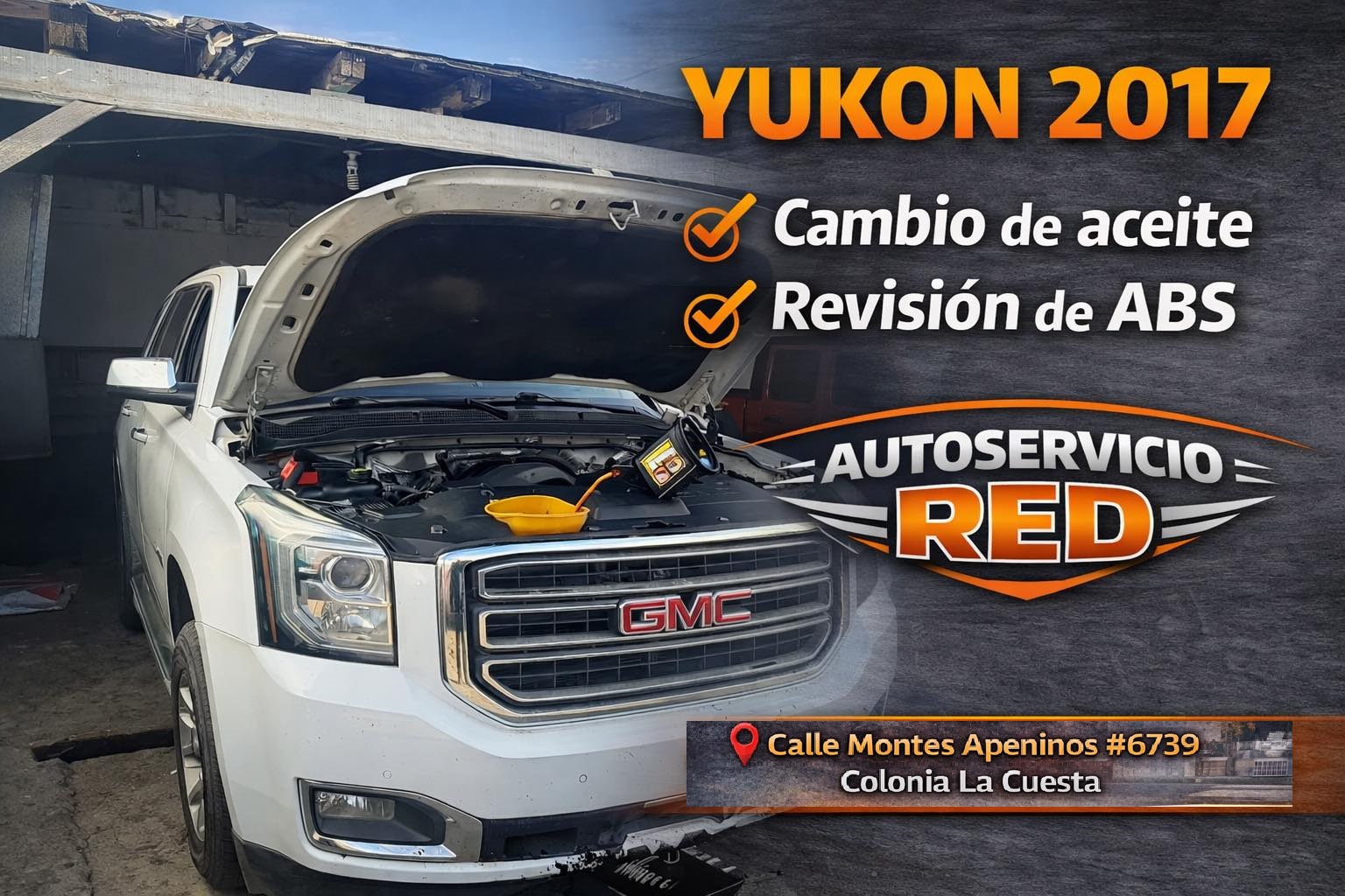 Yukon 2017 Cambio de Aceite